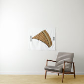 Tenture Illustration Pan flûte / panpipes (En situation (horizontale))
