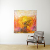 Tenture Illustration soft colorful autumn forest. Abstract (En situation)