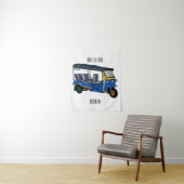 Tenture Illustration Tuk tuk (En situation)