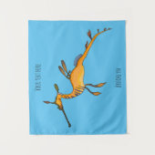 Tenture Illustration Weedy seadragon (Devant)