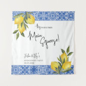 Tenture Ils Ont Trouvé Principal Squeeze Lemon Tile Douche (Devant)