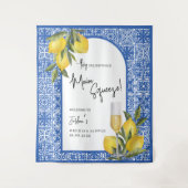 Tenture Ils Ont Trouvé Principal Squeeze Lemon Tile Douche (Devant)