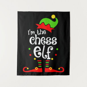 Tenture im chess elf xmas famille ami cadeau de noël