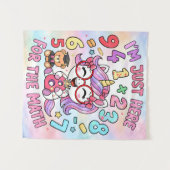 Tenture Im Just Here For The Math Cute Unicorn Poster (Devant (Horizontal))