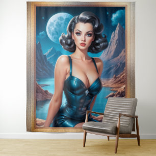 Tenture I'm On Vacation AI Concept Art de Xzendor7