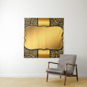 Tenture image Arrière - plan cadre or (En situation)