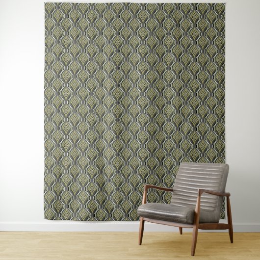 Tenture Image Emerald & Gold Art Déco (En situation)