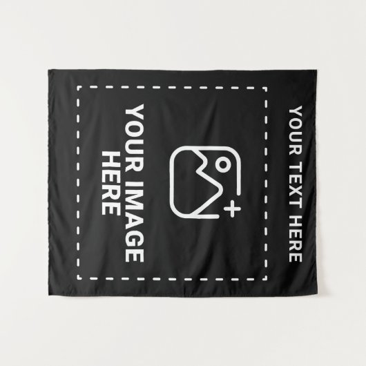 Tenture Image Plus Texte (Devant (Horizontal))