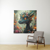 Tenture Imaginaire Baby Dragon (En situation)