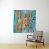 Tenture Imaginaire de feuillage Arbre de mosaïque (En situation (horizontale))