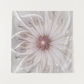 Tenture Imaginaire Floral, Abstraite Fleur Pastel Moderne (Devant (Horizontal))