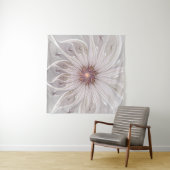 Tenture Imaginaire Floral, Abstraite Fleur Pastel Moderne (En situation (horizontale))