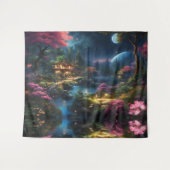 Tenture Imaginaire Maison et jardin (Devant (Horizontal))