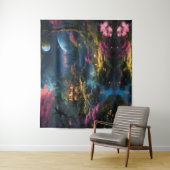 Tenture Imaginaire Maison et jardin (En situation)