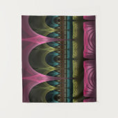 Tenture Imaginaire spécial Motif Abstrait coloré Fractal (Devant)