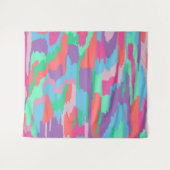 Tenture Impression Abstraite Pastel Tone (Devant (Horizontal))