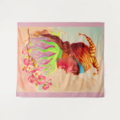 Tenture Impression de jester de femme victorienne (Devant (Horizontal))