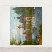 Tenture Impression des années 1850 du château de Franzensb (Devant)