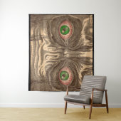 Tenture impression des yeux (En situation)