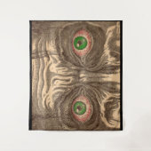 Tenture impression des yeux (Devant)