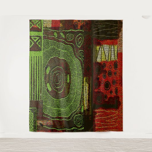 Tenture Impression Motif Africain (Devant)