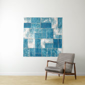 Tenture Impression motif de la surface composée de collage (En situation)