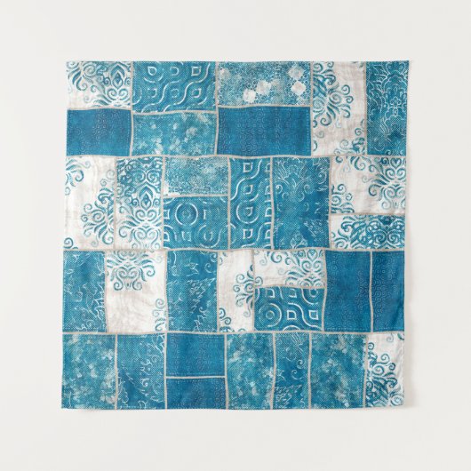 Tenture Impression motif de la surface composée de collage (Devant)