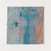 Tenture Impression Soleil Levant Claude Monet  (Devant (Horizontal))