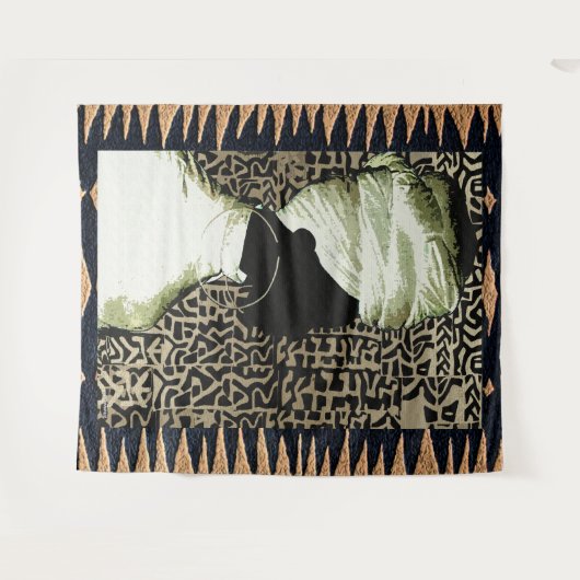 Tenture Impression Soul Art Africain (Devant (Horizontal))