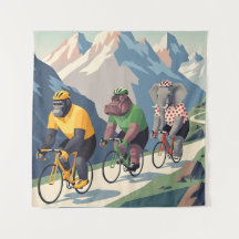 Impression sur toile de style WPA du Tour de Franc