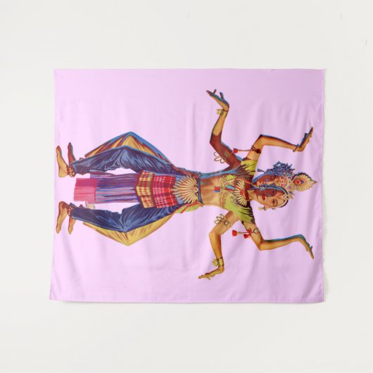 Tenture Imprimé de danseuses balinaises (Devant (Horizontal))