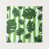 Tenture Imprimer été jungle exotique plante palmier tropic (Devant (Horizontal))