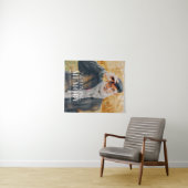 Tenture In Love Memory Modern Elegant Photo Memorial (En situation (horizontale))