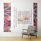 Tenture In Love Memory Photo Moody Floral Memorial (En situation (horizontale))