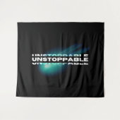 Tenture Inarrêtable, Motivationnelle, Inspirationnelle (Devant (Horizontal))