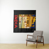 Tenture Inde affiche voyage art vintage indien (En situation (horizontale))