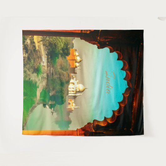 Tenture Inde Taj Mahal (Devant (Horizontal))