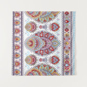 Tenture Indian floral paisley medallion pattern. Ethnic Ma (Devant (Horizontal))