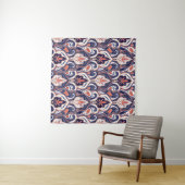 Tenture Indian paisley pattern seamless. Persian arabesque (En situation (horizontale))