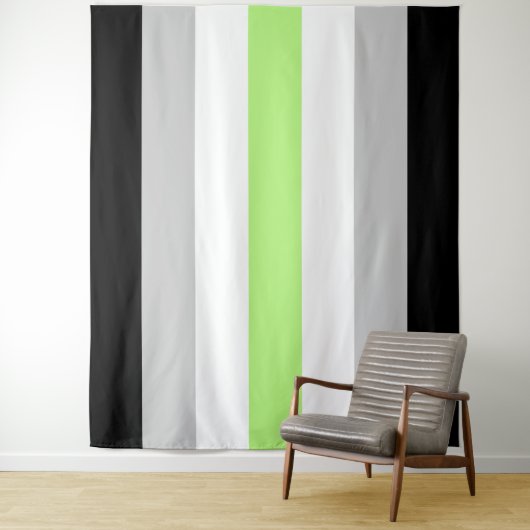 Tenture Indicateur Agender Extra Large LGBT (En situation)