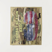 Tenture Indicateur d'action de combat (Devant)