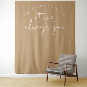 Tenture INDIE Boho Moderne Mariage Fond photo