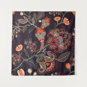 Tenture Indien Floral Grande Nature sans joint
