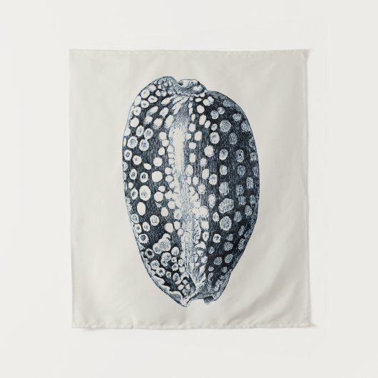 Tenture Indigo Seashell (Devant)