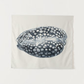 Tenture Indigo Seashell (Devant (Horizontal))
