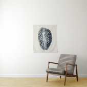 Tenture Indigo Seashell (En situation)