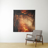 Tenture Inferno (En situation (horizontale))