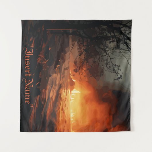 Tenture Inferno (Devant (Horizontal))