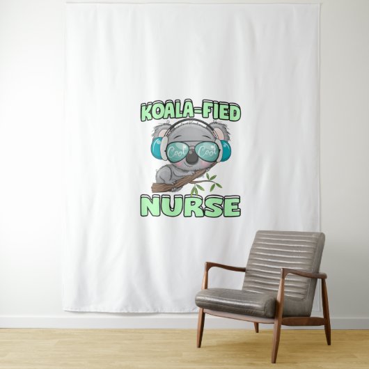 Tenture Infirmière de Koala (En situation)