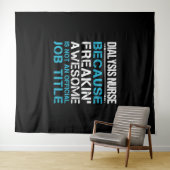 Tenture Infirmière Dialyse - Freaking Awesome Gift Ite (En situation (horizontale))